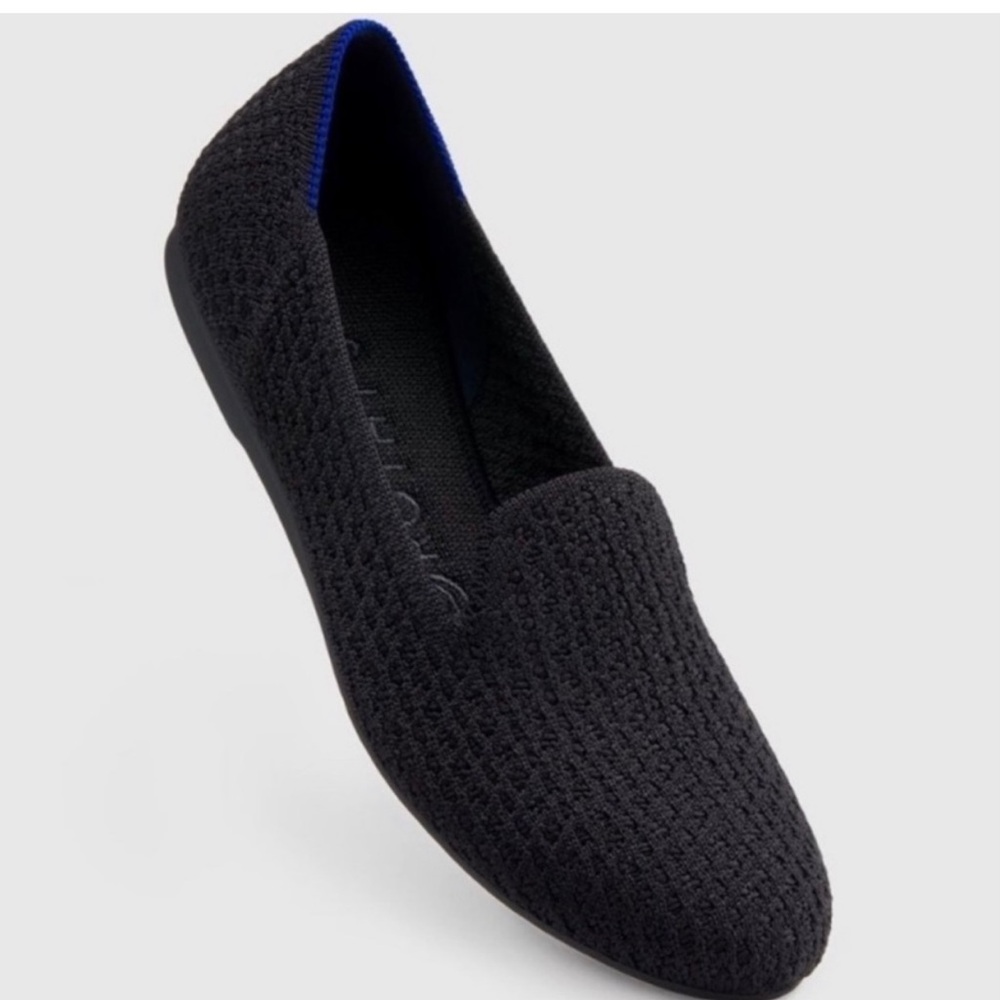Rothy's Rothy Rothys The Loafer Black Knit Slip-On Flat Shoes Women's Size 11 - Picture 2 of 11